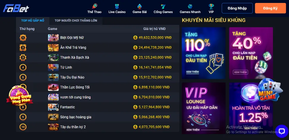 Chương Trình Hoàn Trả Cực Cao i9bet128